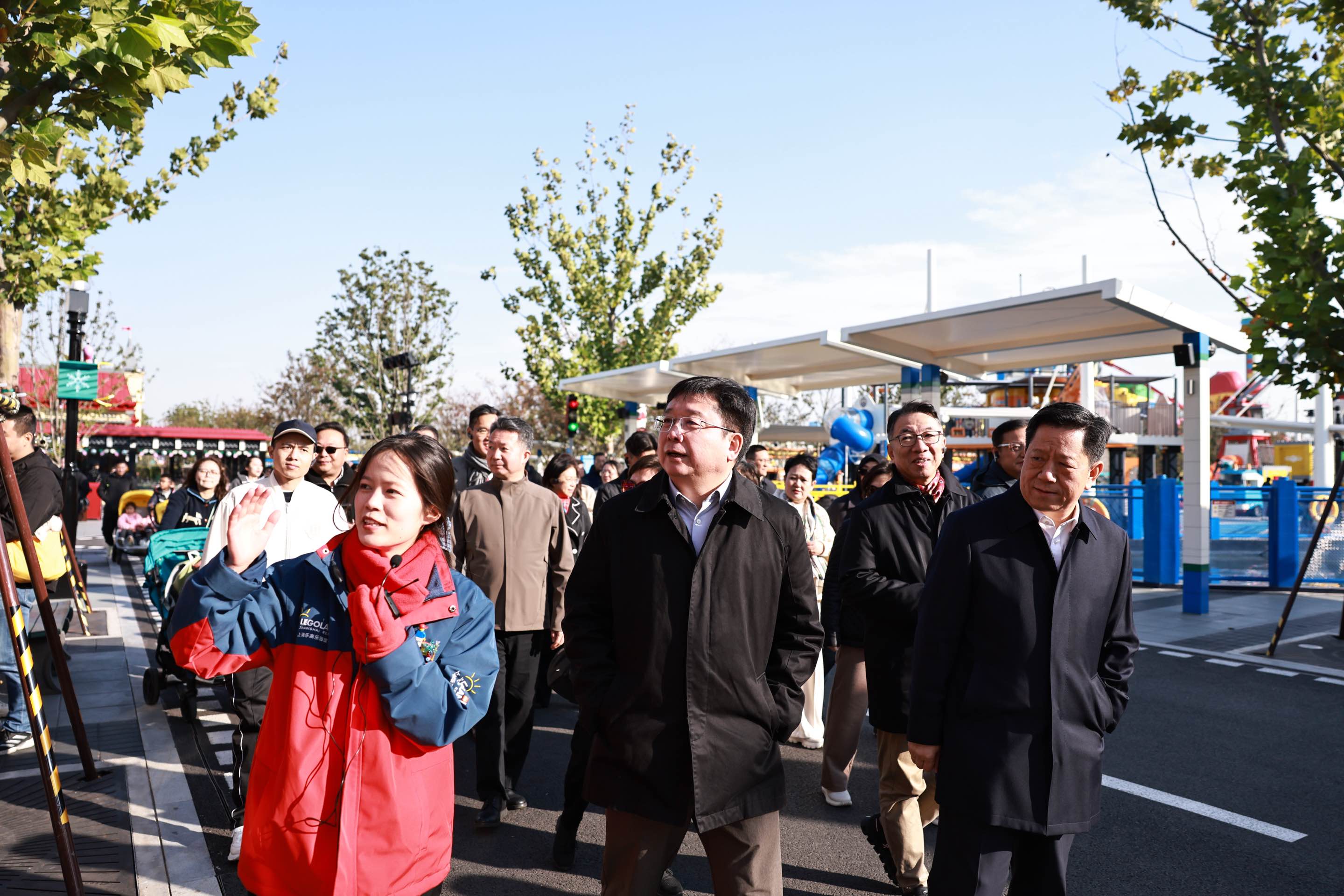 考察乐高乐园 张昊 摄