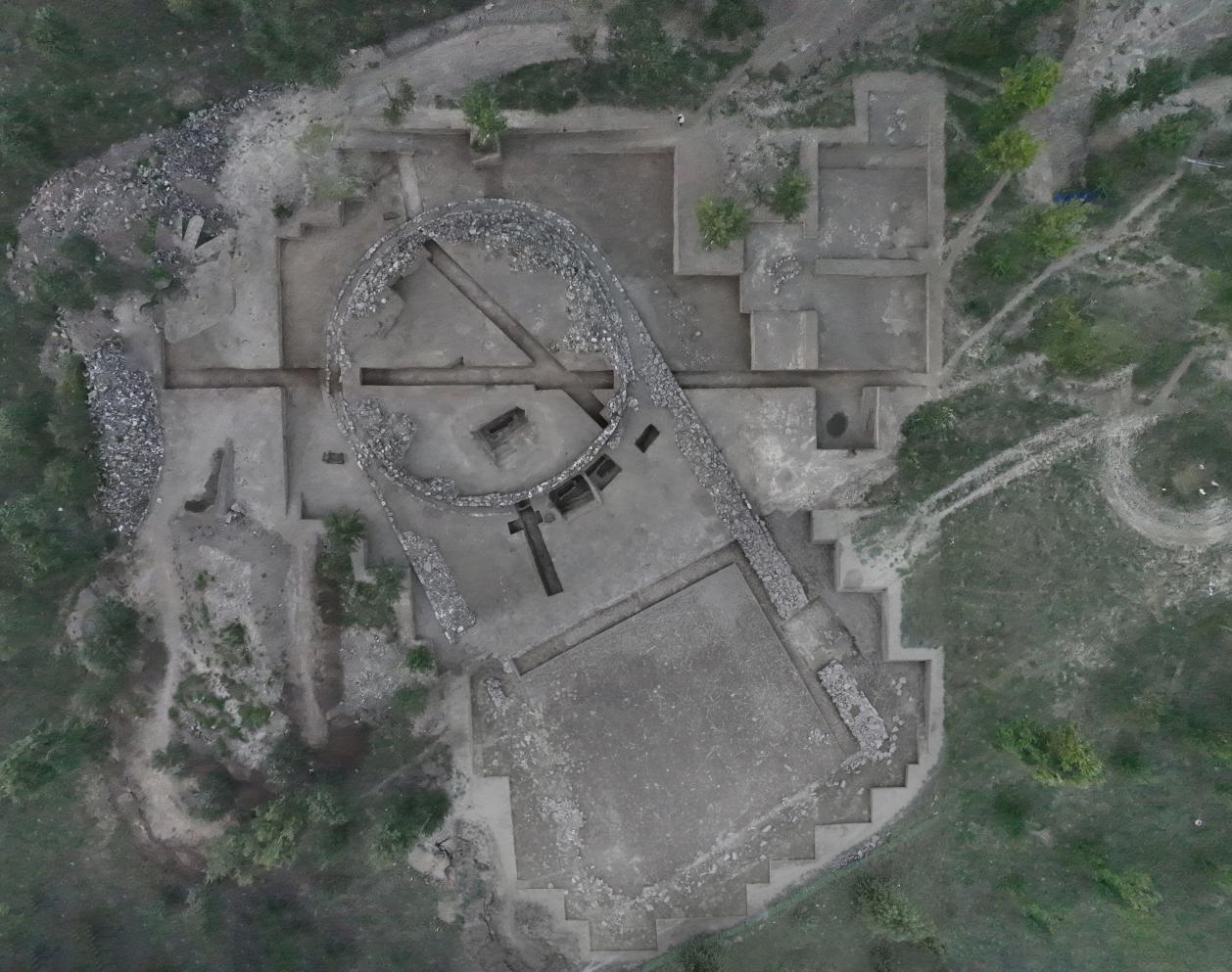 元宝山积石冢正射影像图