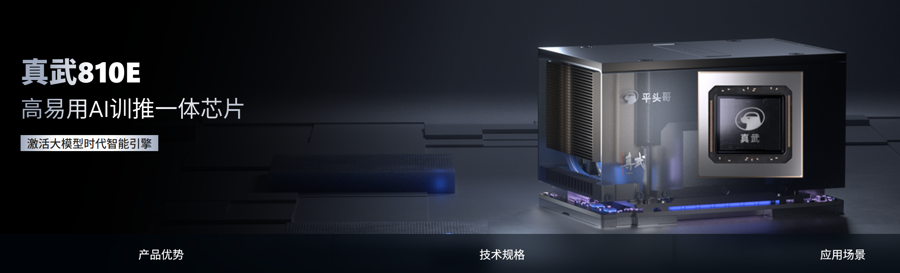 平头哥官网上线真武芯片。