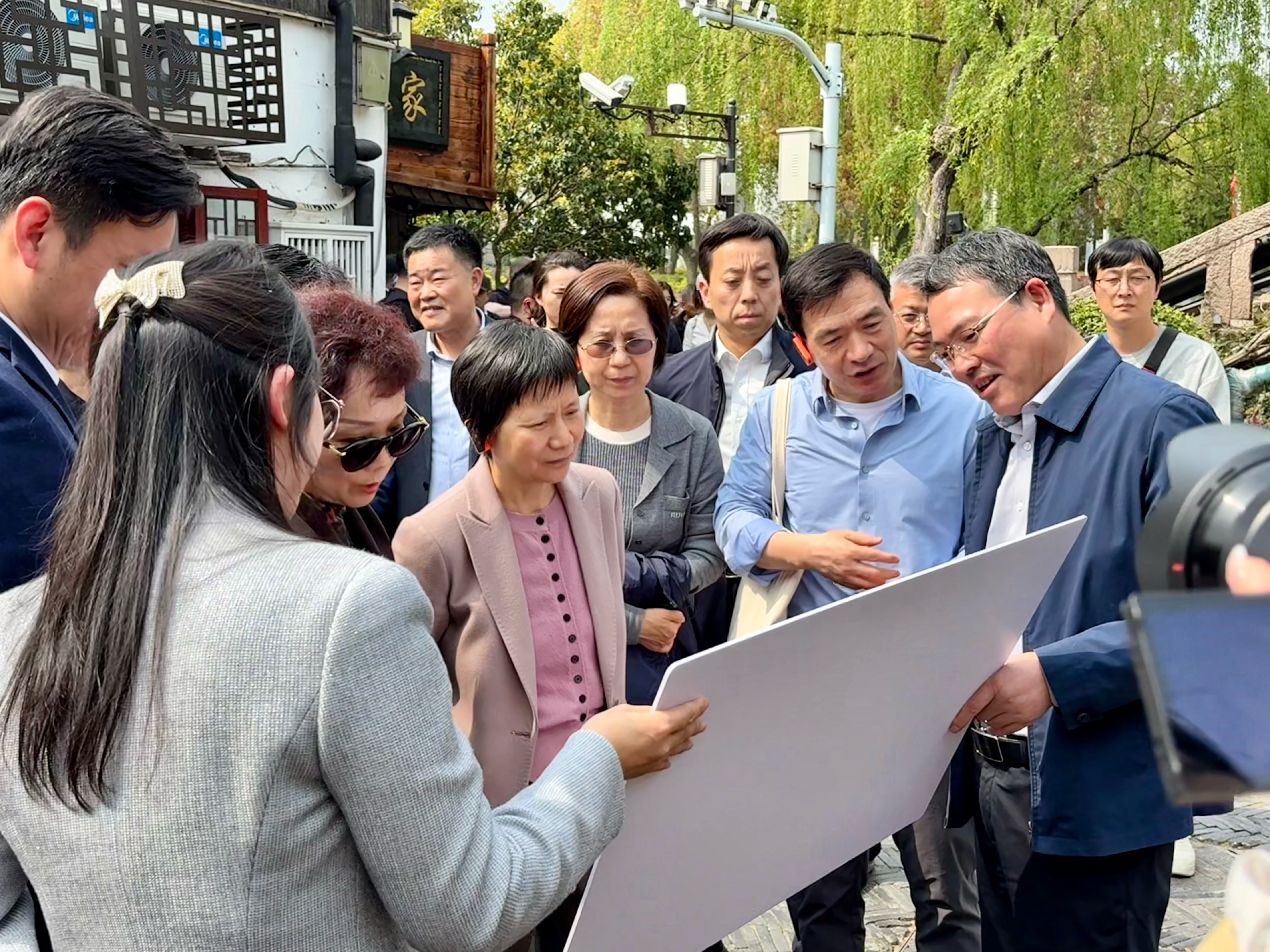 实地调研朱家角镇雨污混接整治项目