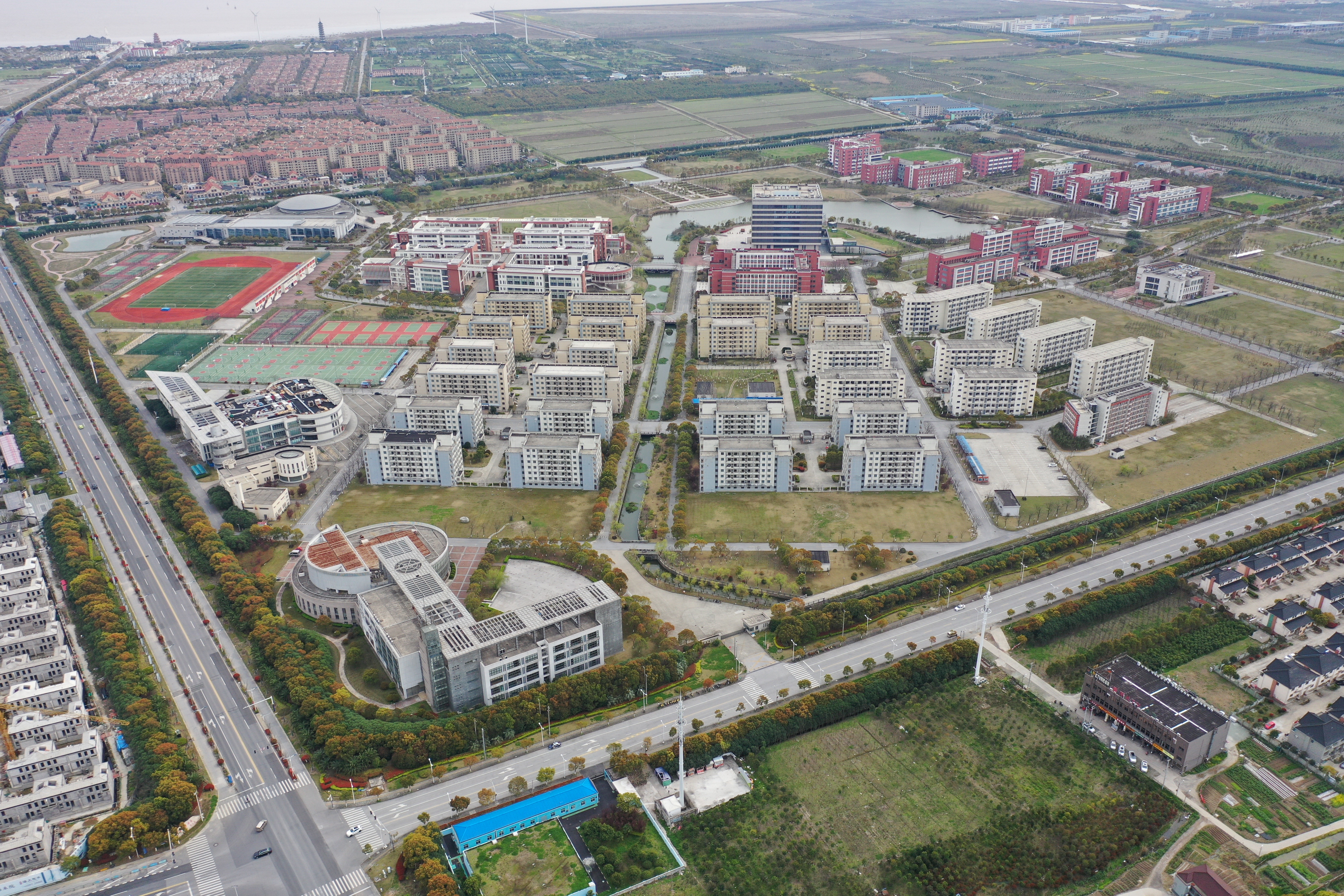 奉贤海湾大学城全景