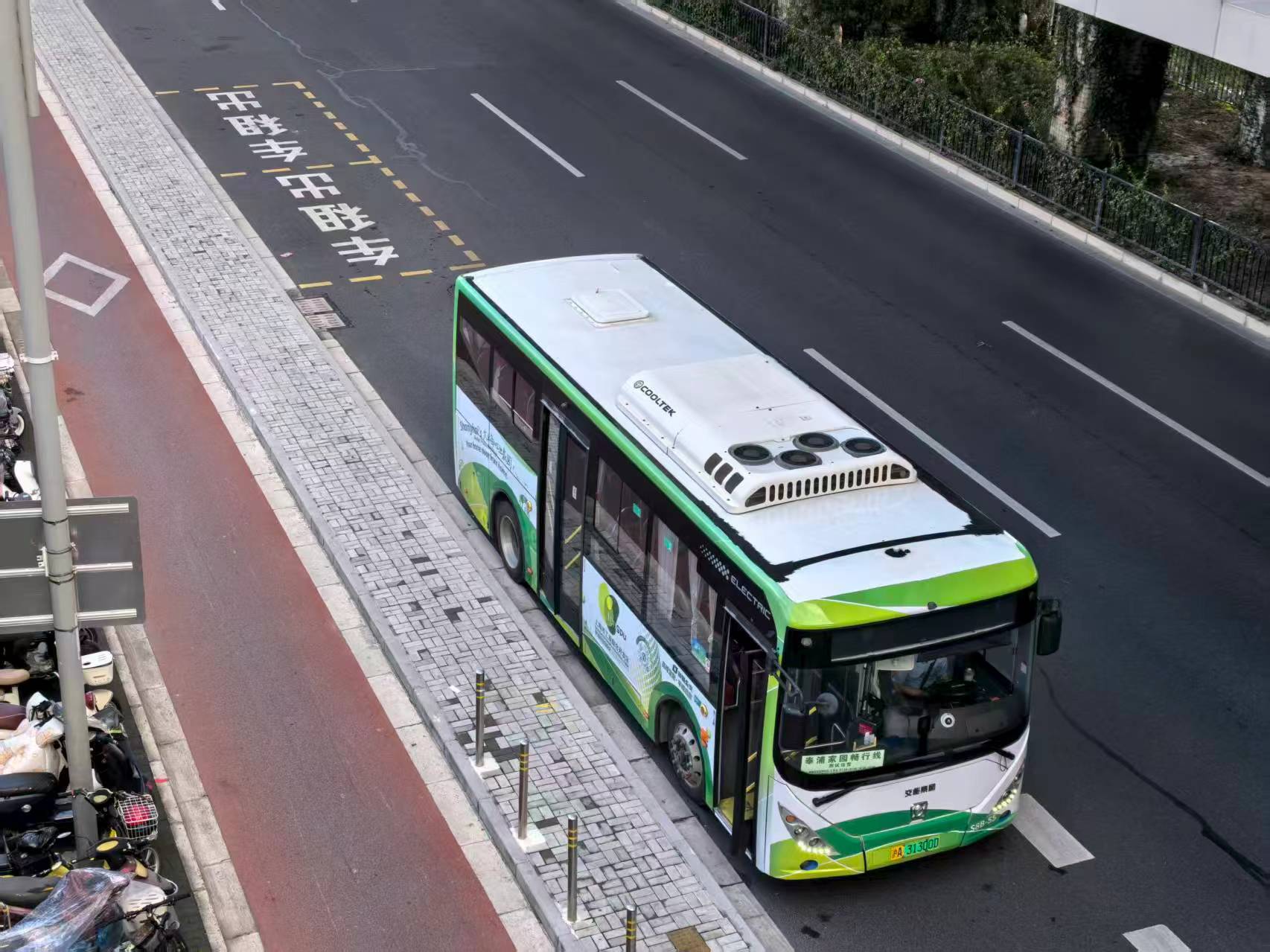 奉贤工业综合开发区的响应式公交投入运营