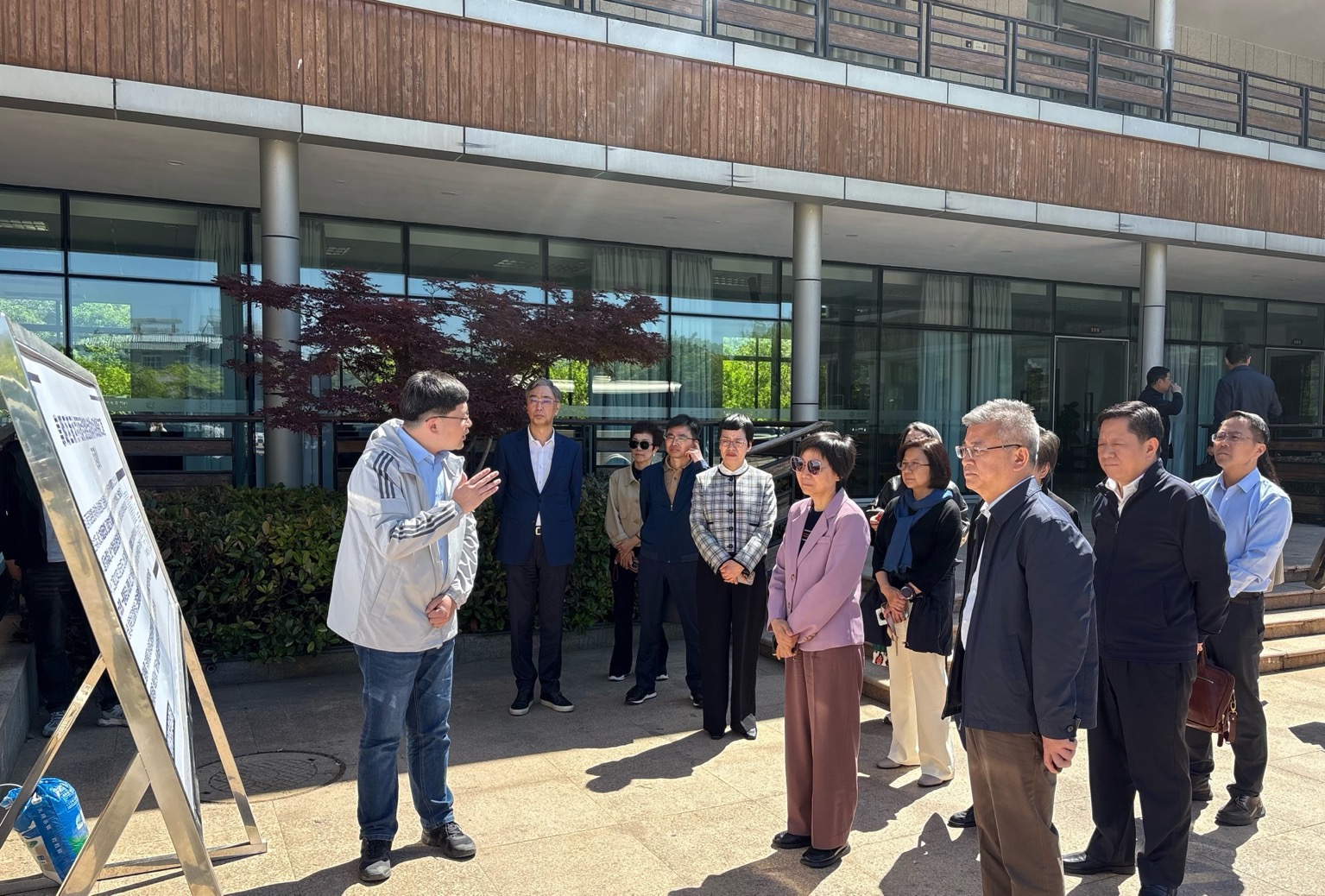 调研崇明区新河片区雨污混接整治和排水系统提标工程项目情况