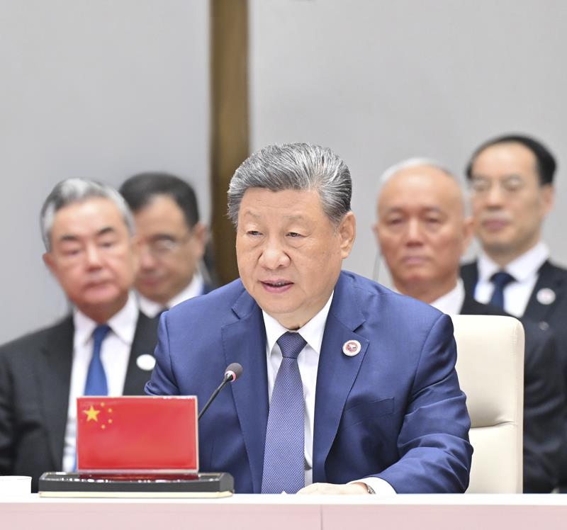 2026年9月1日,习近平主席出席上海合作组织成员国元首理事会第二十六次会议并发表题为《推动上海合作组织实现更高质量发展》的重要讲话。