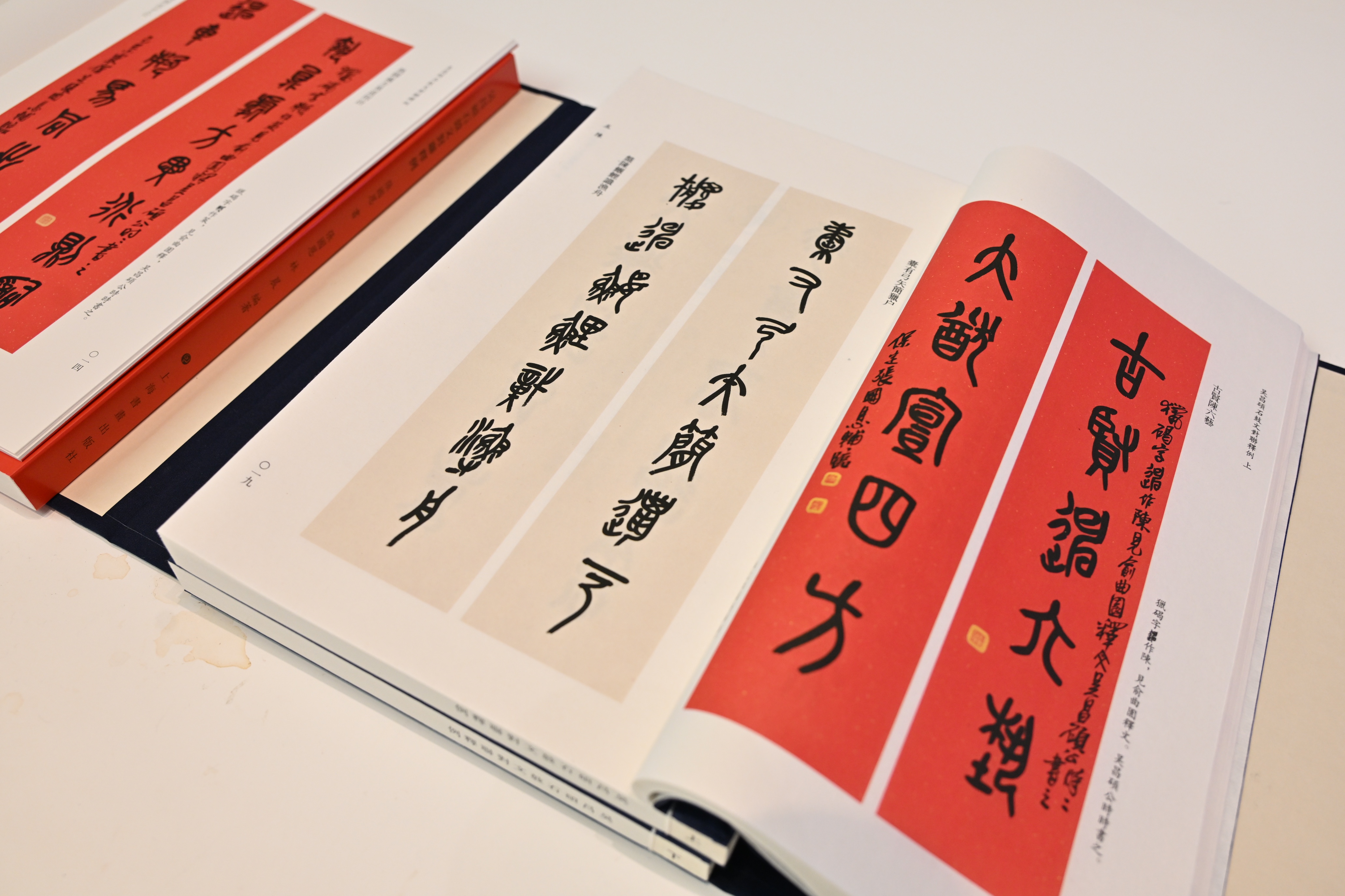 《吴昌硕石鼓文对联释例》内页书影 主办方供图