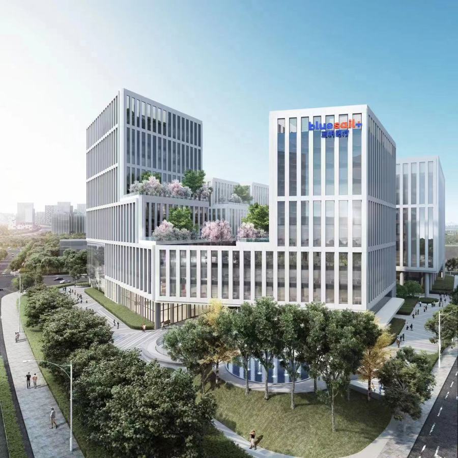 蓝帆医疗科创总部及产业化基地项目效果图