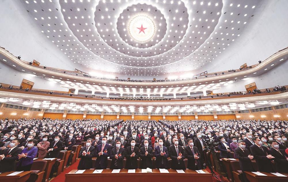 2023年3月4日,中国人民政治协商会议第十四届全国委员会第一次会议在北京人民大会堂开幕。