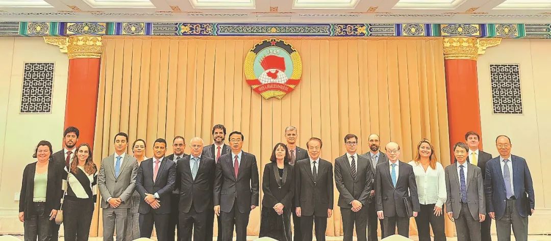2023年9月21日,全国政协外事委员会负责同志会见巴西国际关系研究中心代表团。