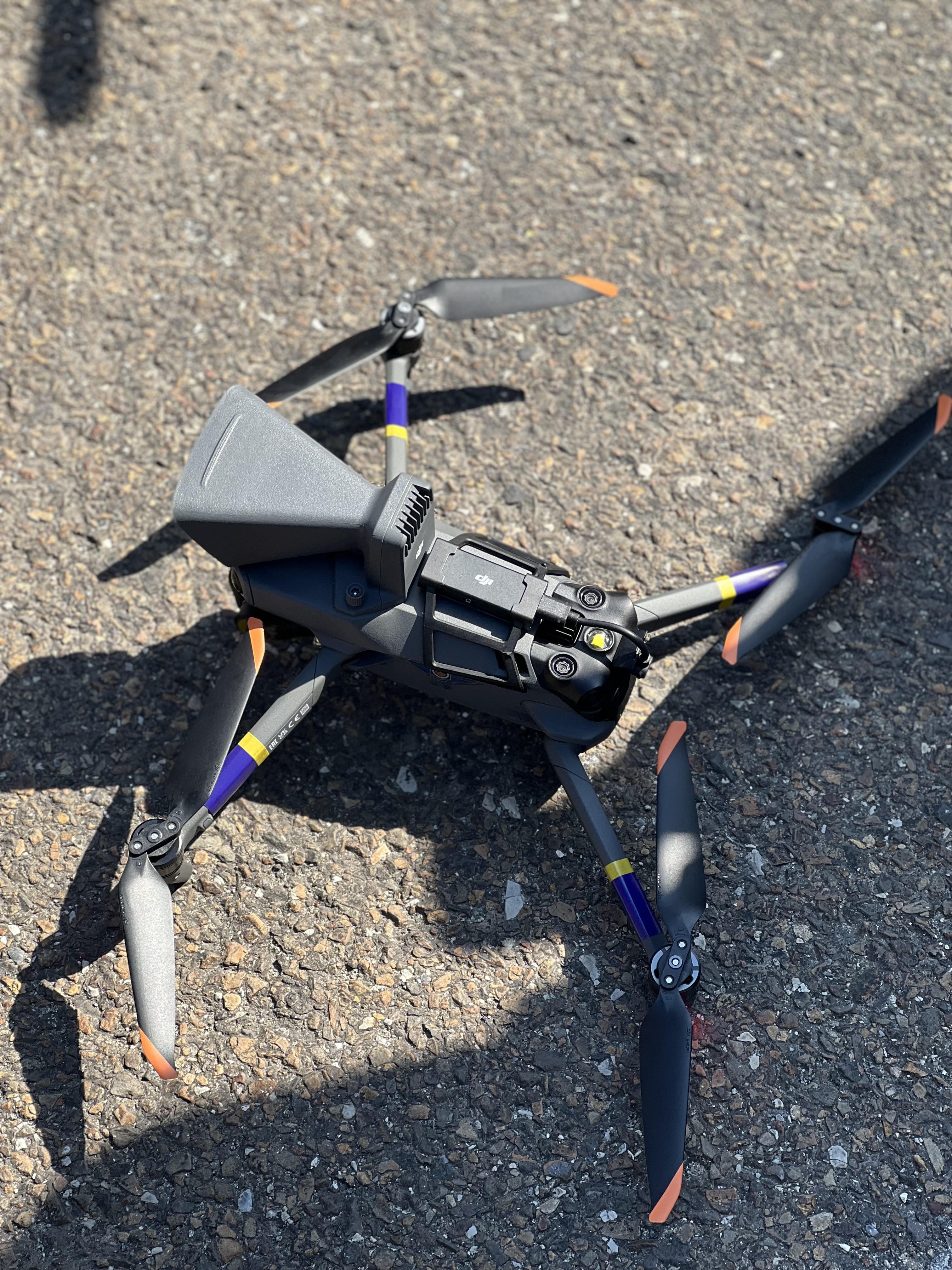 警用无人机。澎湃新闻记者 朱奕奕 摄