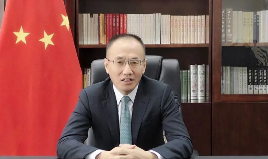 陈晓东 资料图。图源:中国驻南非大使馆网站