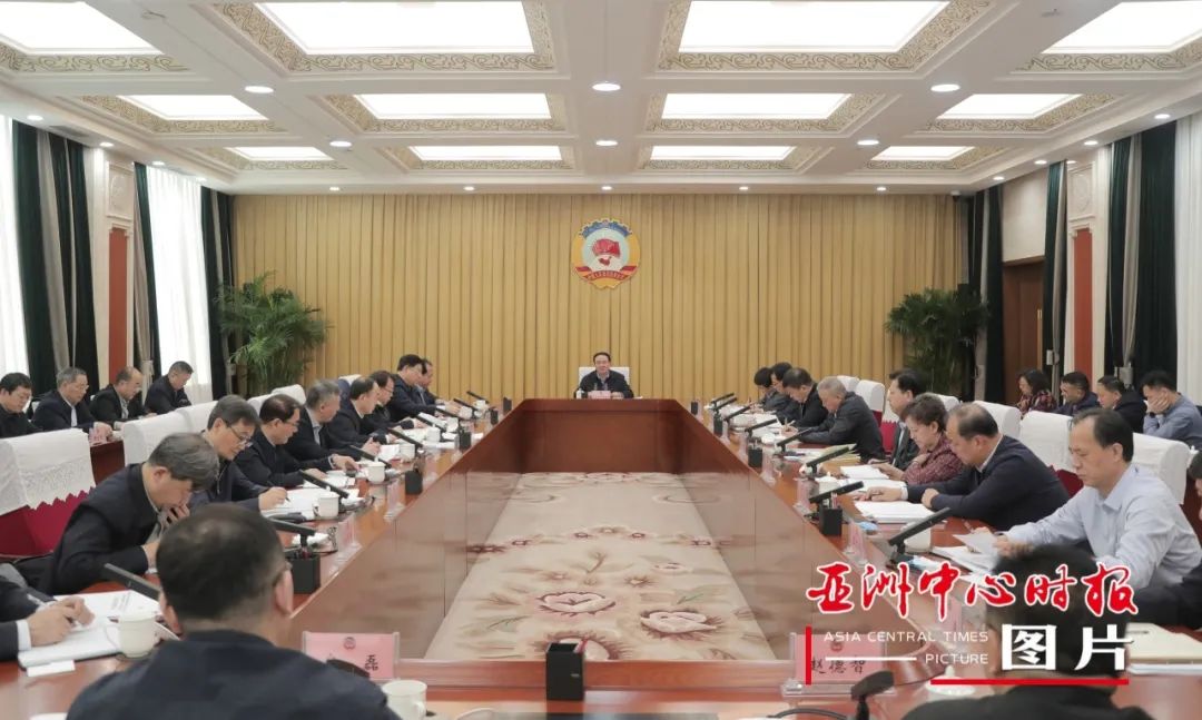 3月20日，新疆政协与香港促进现代化专业人士协会交流合作机制第一次领导小组会议召开。本报记者 郭冰摄
